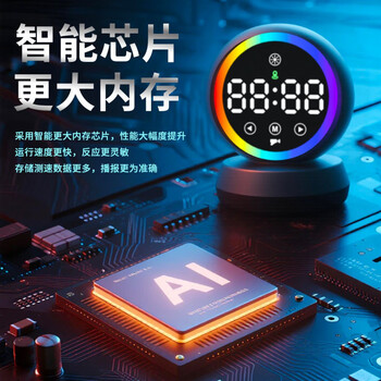 Electronic dog 2026 new vehicle-mounted intelligent fixed interval mobile radar full-frequency accurate speed measurement safety early warning instrument colorful version fixed/interval/radar mobile/colorful atmosphere light