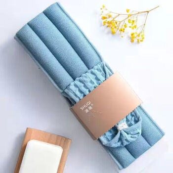 Fantasy powerful bath towel and mud rub artifact double-sided adult roving decontamination bath gloves men and women bath towel bath towel new waffle back rub strip blue 1 piece