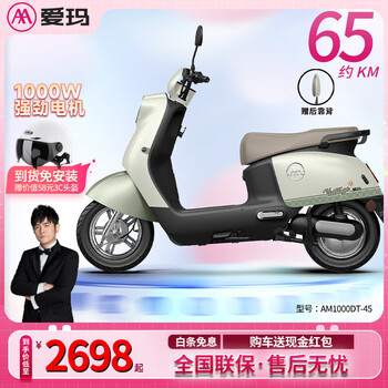 Aima luna long-range electric car for women, fashionable adult mobility smart electric moped luna/youyue youyue/aloe green-1000w motor +60v20a