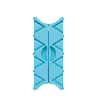 Ldvep german quality new dumpling maker triangular dumpling artifact bag 8 dumplings at a time mold household pressure skin triangular dumpling maker 8 in blue