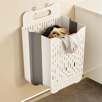 Jia helper dirty clothes basket household dirty clothes basket bathroom storage basket foldable bathroom dirty clothes storage basket free shipping large size 28.5*16.5*39cm 8 pieces of thin clothes