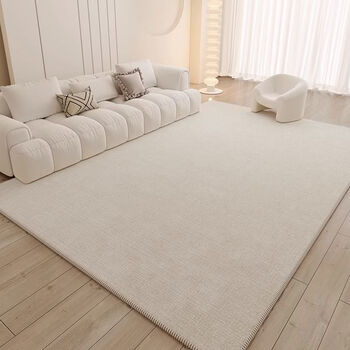 Fantasy carpet living room bedroom sofa color washable and wipeable floor mat light apricot loop pile 240x350cm universal for 4 people or u-shaped sofa