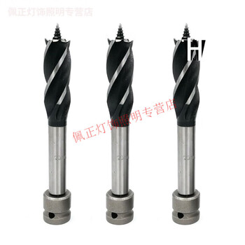 Meikejie electric wrench 18-turn woodworking 2 twist template drill bit high-speed steel 22 special electric wrench extended four-slot four four-slot four-edged self-tapping drill 18mm sharp type