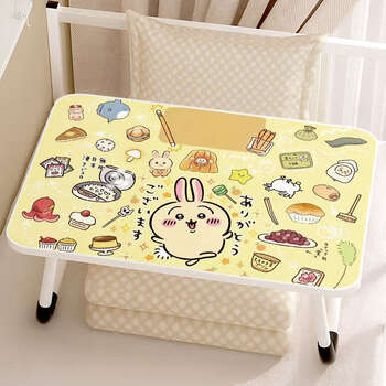 Yusenyi bed small table dormitory student study folding table desk lap table writing homework table home bedroom bay window basic flat model pz0026 60x40x28