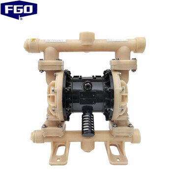 Fgo pneumatic diaphragm pump resistant to strong corrosion fluoroplastic pvdf+f46 teflon dn32 1 1/4 inch 9m3