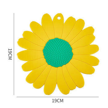 Naoiskey nordic placemat insulation mat coaster dining table mat heat-resistant pot mat bowl mat silicone dish mat yellow 1 piece 1 piece yellow 1 piece