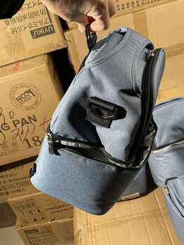 Dozens of others spring and summer camping just need to go to work outdoor ice bag refrigeration equipment ice insulation bag fresh backpack blue 1