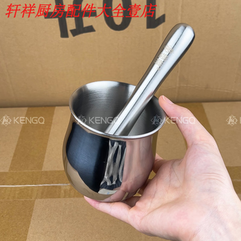 316 stainless steel garlic press household stone mortar chili pepper grinder garlic grinder medicinal cup masher multi-function 316 stainless steel