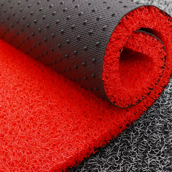 Yusenyi dopamine luxury floor mat door entry foot mat cutting wire light door door mat carpet ring advanced anti-slip 506 red thickened 2.0 60x100cm