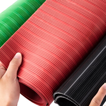 High-voltage insulating mat for power 10kv power distribution room special insulating buffer rubber floor mat dust-proof thick 5mm10kv 0.5m*0.5m*3mm