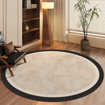 Fantasy medieval round carpet, light luxury and high-end living room coffee table, bedroom bedside dressing room, dressing table, chair floor mat, susuo pro version, easy care belgian velvet, diameter 80cm, smaller size suitable for round coffee table mats