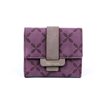 Woodpecker (tucano) new autumn and winter frosted solid color fashionable long women's wallet folding simple japanese style large capacity buckle fortune wallet short style burgundy free shipping insurance