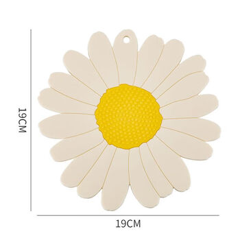 Naoiskey nordic placemat insulation mat coaster table mat heat-resistant pot mat bowl mat silicone dish mat white 1 piece 1 piece white 1 piece