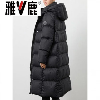 Yalu 90 white goose down 2026 winter new korean style slim-fitting thickened knee-length extended down jacket for women cold-resistant warm jacket black 90 goose down jacket, down jacket for women 2025 new style s 90-115 catties