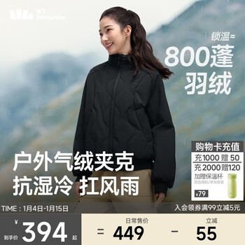 Beneunder air fleece jacket women's jacket warm medium warmth machine washable outdoor cotton clothes cl004 like down