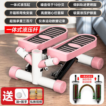 Zailu stepper home adjustable resistance mini waist slimming multi-functional fitness equipment integrated shock-absorbing fat-burning model thickened powder