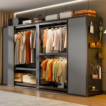 Wing fantasy 2026 sliding door shelf wardrobe bedroom assembly rack wardrobe collection add purchase priority delivery consultation free hook