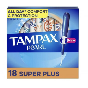 Tampax tampons super large flow non-sensory cotton swabs in stock 18 pieces large size sp others