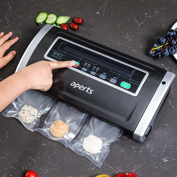 Aperts vacuum sealing compressor household food-grade packaging fully automatic plastic sealing commercial fresh-keeping vs5500 second generation (with manual air extraction function)
