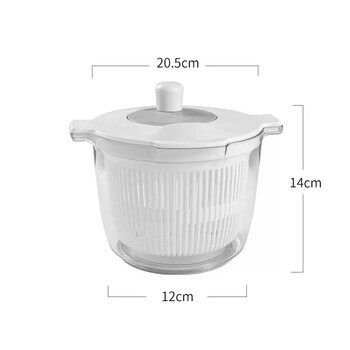Aoyanlai large manual vegetable dehydrator household vegetable washing and draining artifact small dehydrator 2l