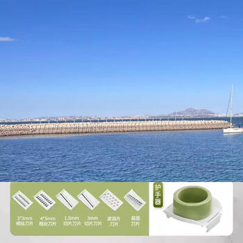 Yusenyi multifunctional kitchen artifact potato shredder shredded multifunctional shredded vegetable dice slicer wiper household vegetable cutting fresh green (6 blades) 6 types of silky hand guards full quality (upgraded stainless steel antibacterial)