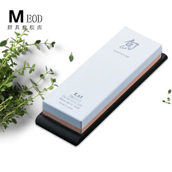 Meod japanese imported knife ceramic japanese-style whetstone sharpener household knife sharpener dm-0708 white (300-1000 mesh)
