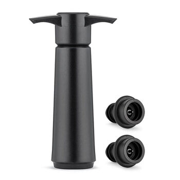 Fantasy red wine stopper vacuum bottle stopper sealing and preservation wine pump black set vacuum pump new one tube 2 stoppers