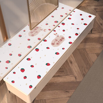 Pupan shoes counter top mat welcome home simple tv cabinet table mat waterproof and oil-proof no-wash sideboard full of vitality 35160cm