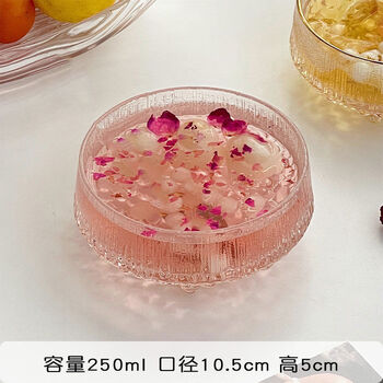 Fantasy mooney japanese glass dessert bowl bird's nest bowl sugar water small bowl exquisite internet celebrity porridge bowl set tableware beauty salon transparent style