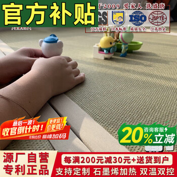 Visibility tang japanese-style heated rush tatami mattress custom-made electric coconut palm floor mat mat kang mat custom-made 45mm thick fine pure jute 2000mmx2000mm