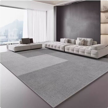 Fantasy carpet simple living room light luxury high-end 2025 new no-wash and wipeable bedroom bedside sofa floor mat household stain-resistant simple boutique 02 picture 2.4 meters x 3 meters non-refundable and non-exchangeable