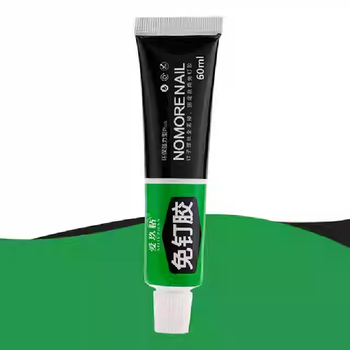 Nail-free glue, strong glue for ceramic tiles, no-punch glue, transparent glass glue, shelf skirting, industrial grade, 1 piece 60g, super load-bearing all-purpose glue