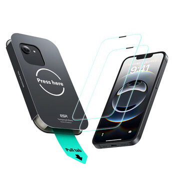 Yise is suitable for apple 16/15/14/13 book box instant tempered film iphone16 promax hd pro mobile phone film plus anti-peep 16e anti-fall anti-fingerprint no high-definition new artifact 2-piece infinity style iphone14