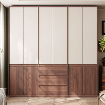 Fantasy song's aesthetic wardrobe bedroom style skeleton line one door to top small apartment wardrobe storage 0.4m long x 2.0m high matching side cabinet