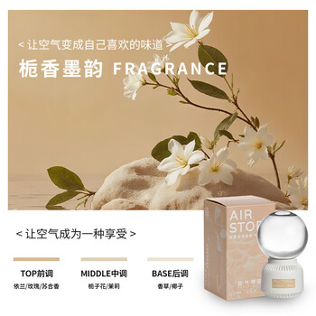 Shantou lincun inverted air freshener deodorizing and removing odor aromatherapy bathroom bedroom bathroom lucky gardenia 50ml