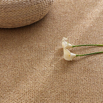 Fantasy fuhuan rectangular carpet hemp floor mat camel white two-tone upgraded large loop velvet + imitation sisal 120x200cm