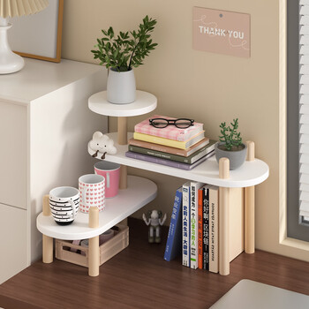 Fantasy desktop corner storage rack desk organization rack desktop storage rack work station transformation artifact desktop bookshelf l-shaped deformable corner bookshelf storage rack