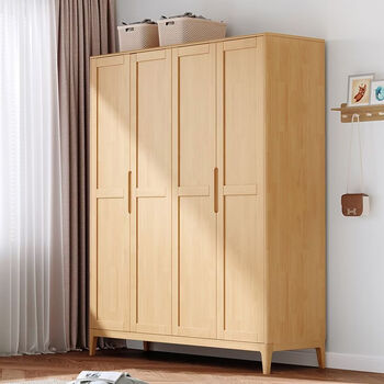 Fantasy wardrobe assembly storage cabinet wardrobe bedroom b&b furniture two door sliding wardrobe side cabinet 5 doors