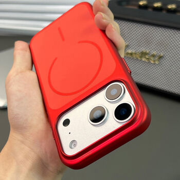 Batini contrast color skin-feel matte suitable for apple 17promax mobile phone case ultra-thin new iphone16pro magnetic suction 15 simple high-end 14 men and women 13 all-inclusive anti-fall protective cover china red-fine magnetic suction ultra-thin second generation soft excimer frosted pc case iphone 17 pro