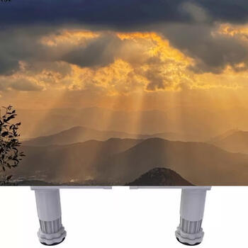 Yusenyi washing machine mobile bracket mat tripod shockproof fully automatic roller foot mat anti-slip refrigerator raised bracket base (19~22cm) four legs stable and shockproof gray (free trial 30 days) 19 layers