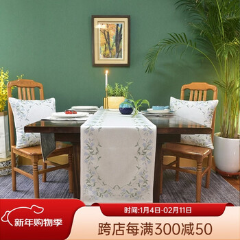 Ekelund table runner european pure cotton table runner simple modern fashion floral table mat coffee table cloth sideboard cover blaklocka bellflower table runner 35*200cm