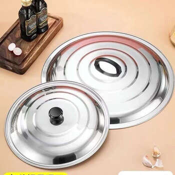Yusenyi extra thick pot lid, wok lid, small pot lid, frying pan lid, large pot lid, large bucket lid, large pot lid, 37cm extra thick stainless steel pot lid