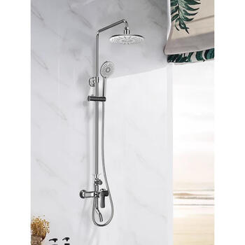 Jomoo jomoo automatic descaling piano button shower sun shower set 36606-536 gun ash 36888 36518