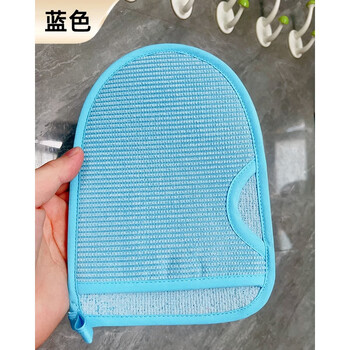 Yong huan bath sponge bath towel household children's painless rubbing gray baby baby bath back rub mud artifact gloves thickened painless water molecule bath towel blue