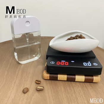 Tuojin coffee bean sprayer portable spray bottle coffee bean dish spray bottle grinder anti-static anti-flying powder spray bottle package 5 spray bottle + white bean dish + small square scale +