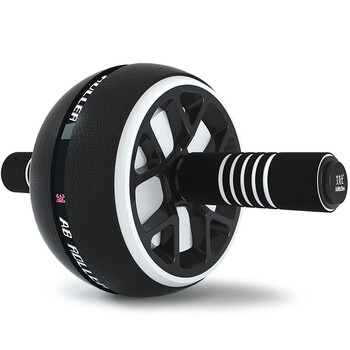 Aimeishi abdominal wheel fitness equipment home men's abdominal wheel abdominal machine exercise abdominal exercise roller abdominal chest muscle training black and white abdominal wheel + thickened kneeling mat