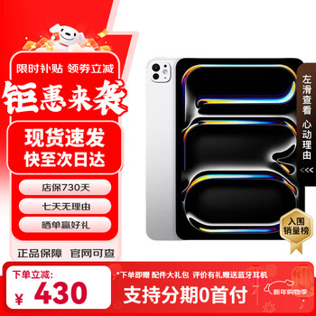 Apple ipad pro m4 chip 2024 new tablet ipad pro 11-inch silver 256g wifi version original unused