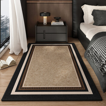 Fantasy carpet, bedroom bedside blanket, antique style, new living room floor mat, household anti-slip, no-care floor mat, no-wash and wipeable, deconstructed wood language q3998 50x160cm 7.0 antibacterial belgian velvet