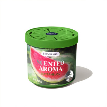 Shantou lincun orchard car-mounted fire-free fumigation solid paste household air freshener deodorizing and deodorizing fragrance long-lasting watermelon 00