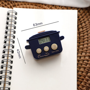 Tuojin japan imported quality japanese retro magnetic timer kitchen timer primary school students self-discipline artifact learning tool blue